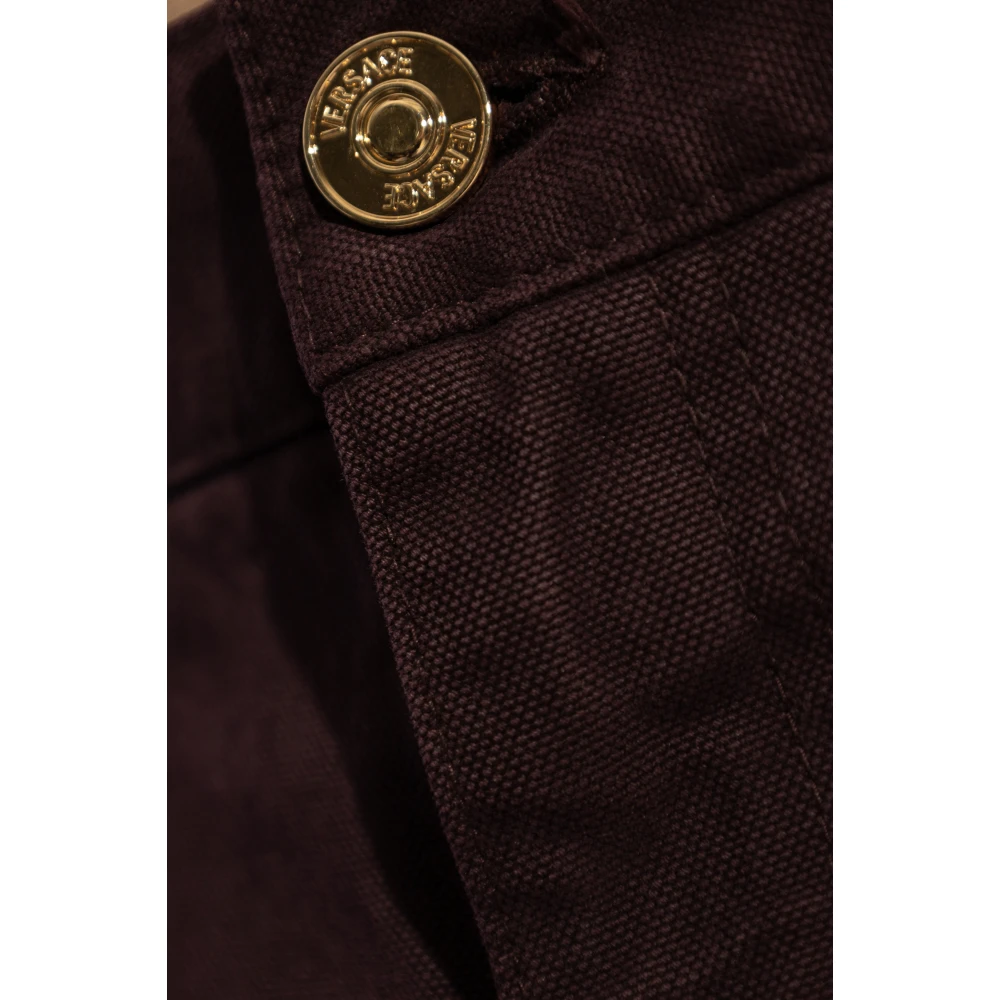 Versace cargo-stijl jeans Purple Heren