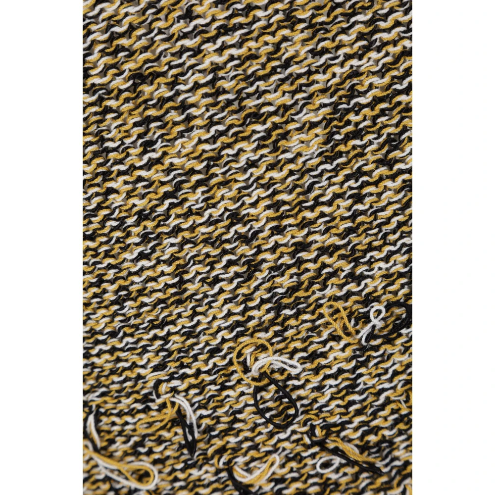 Durazzi Milano Multicolor Mouliné Gebreide Top met V-Hals Multicolor Dames