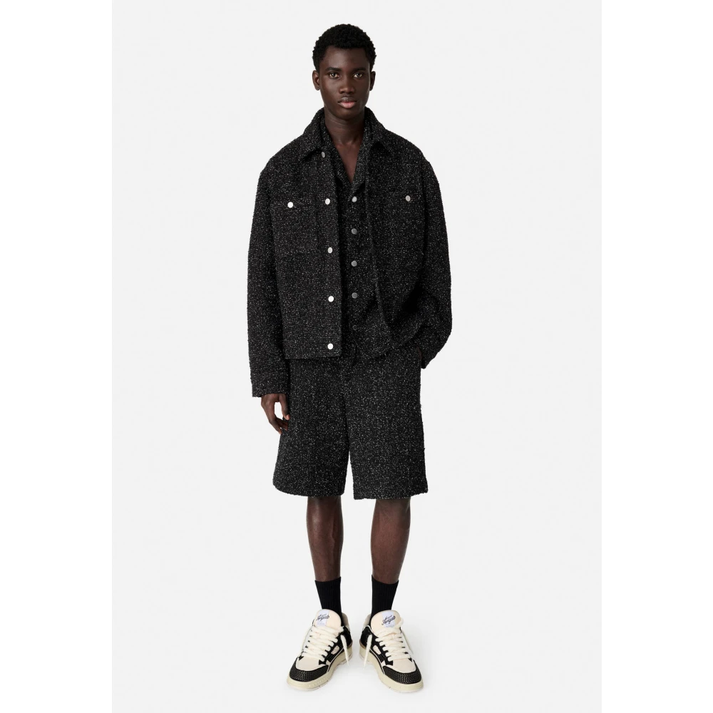 Axel Arigato Wyn Boucle Overshirt Black Heren