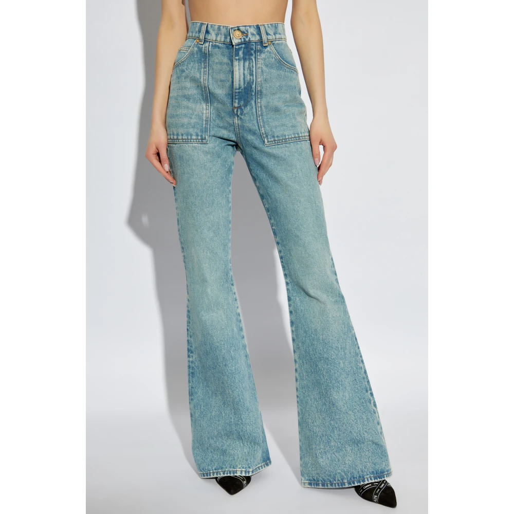Balmain Flared jeans Blue Dames