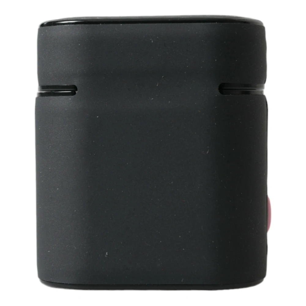 Dolce & Gabbana Elegant Bicolor Leren Airpods Hoesje Black Dames