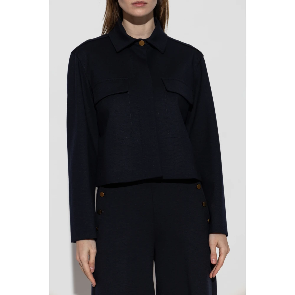 Max Mara Korte jas 'Talamo' Blue Dames