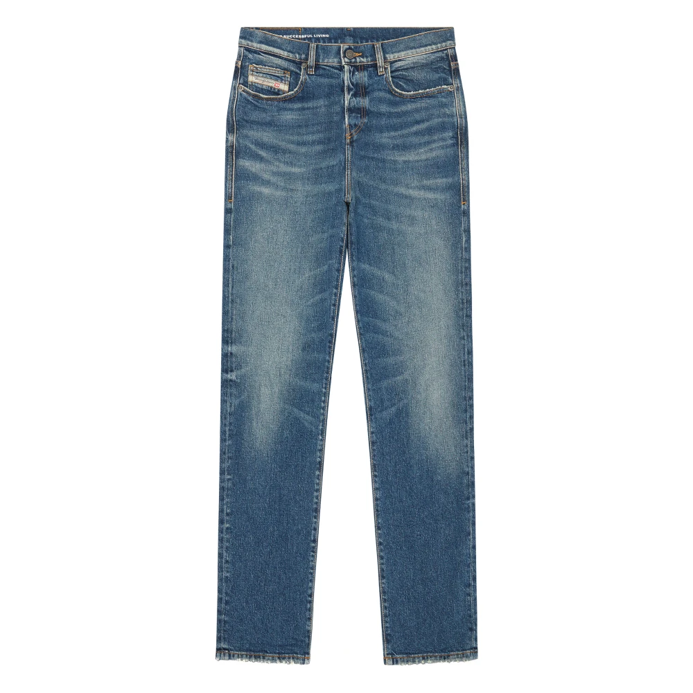 Diesel Veelzijdige Straight Jeans 2020 D-Viker Blue Heren