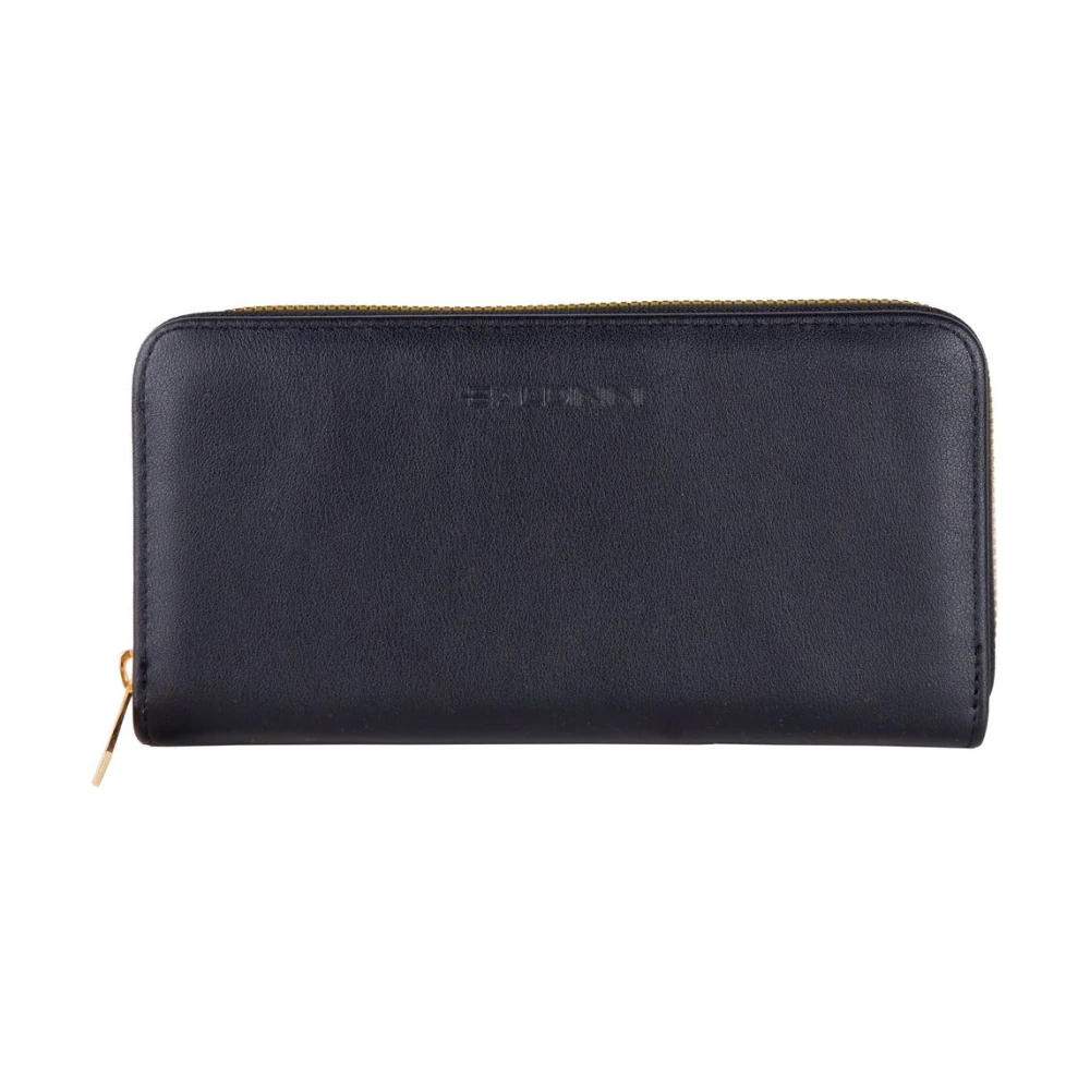 Baldinini Leren ritsportefeuille accessoires Black Dames