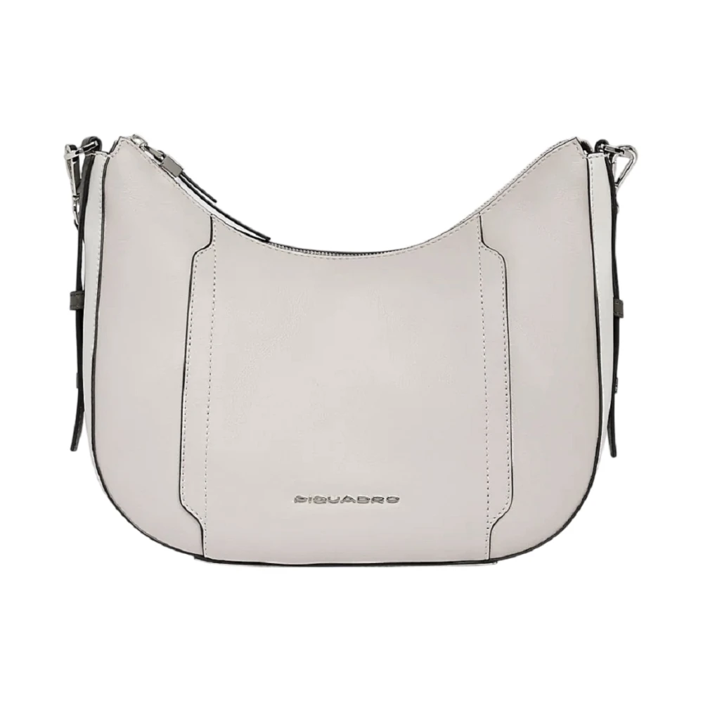 Piquadro Women's White Circle Shoulder Bag