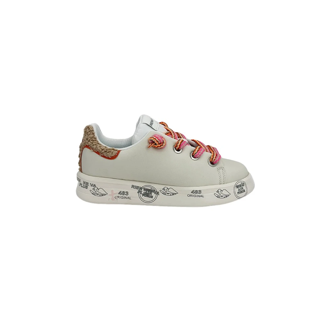 Premiata Belle Wit Leren Sneaker White Dames