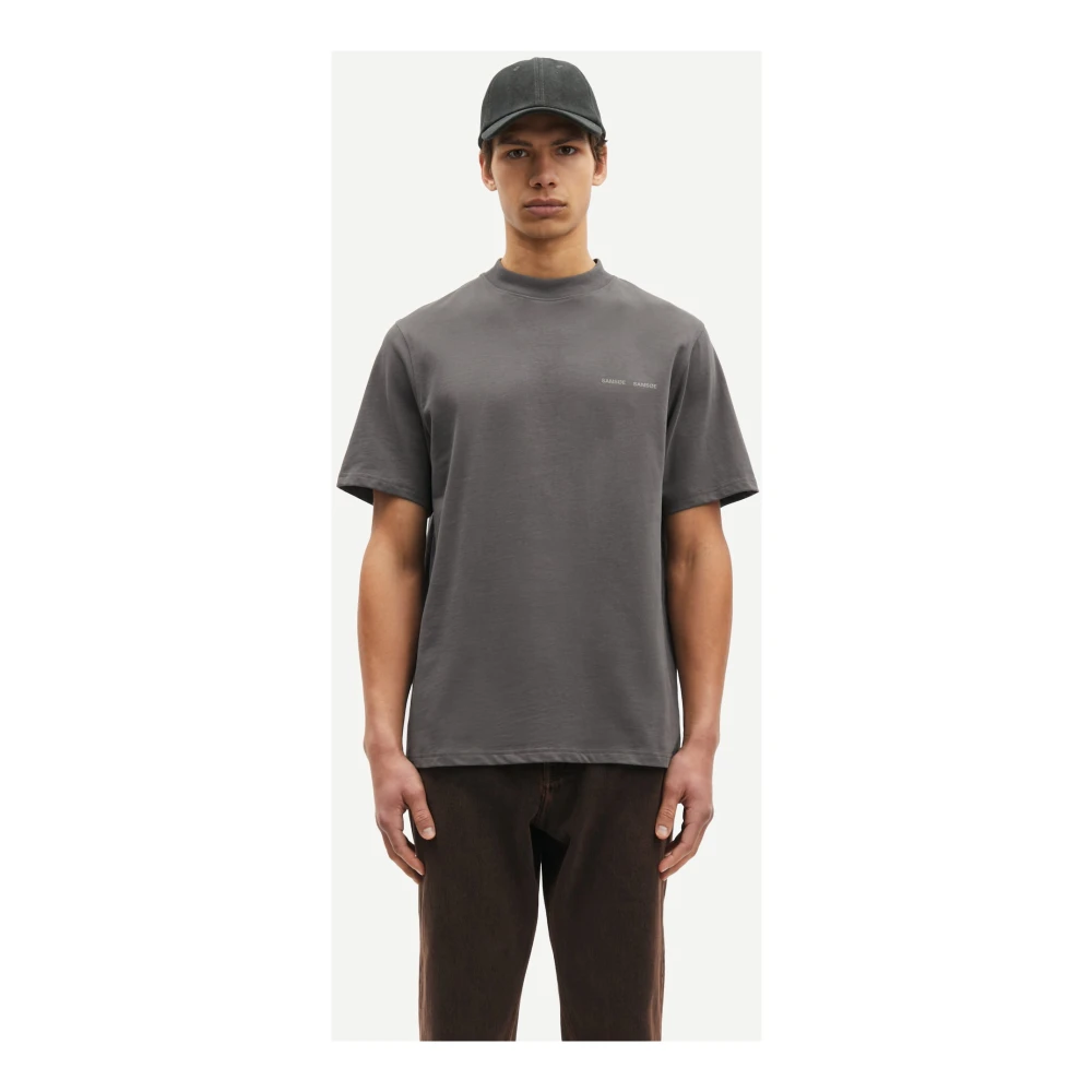 Samsøe Vulkanische As T-shirt Gray Heren