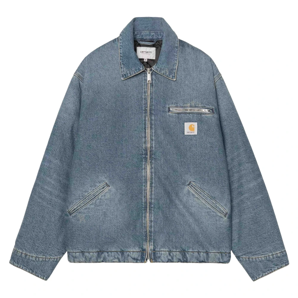 Carhartt Wip Men's Blue Denim Jackets, Xl, Og Detroit Jacket