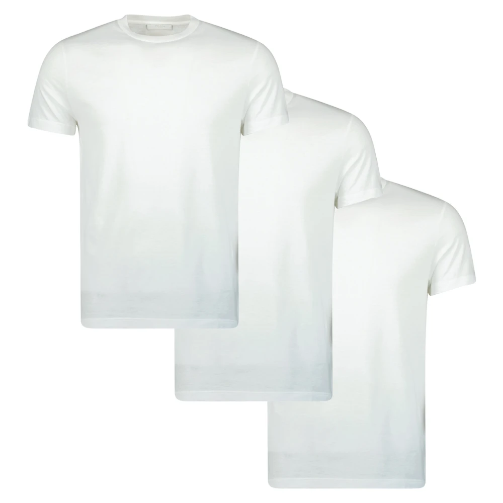 Prada Men's White T-Shirts - T-Shirts - S - Tops