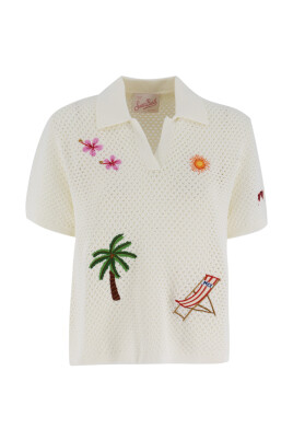perforated-knit-polo-shirt