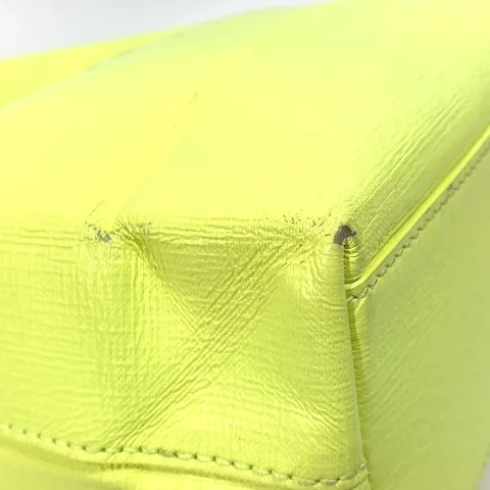 Balenciaga Vintage Pre-owned Leather balenciaga-bags Yellow Dames