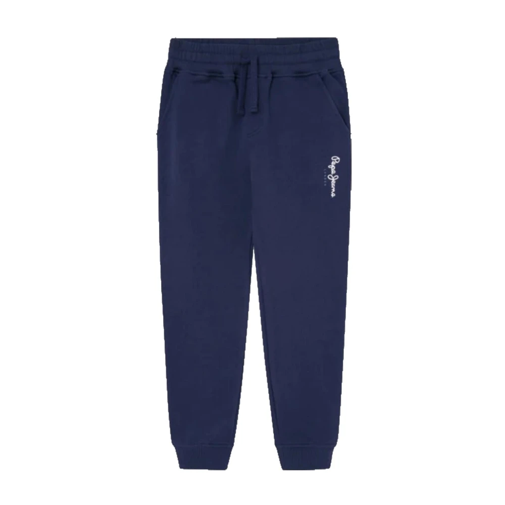 Pepe Jeans Boys Blue Sweatpants, 14 Y, Lamonty Jogg Trousers