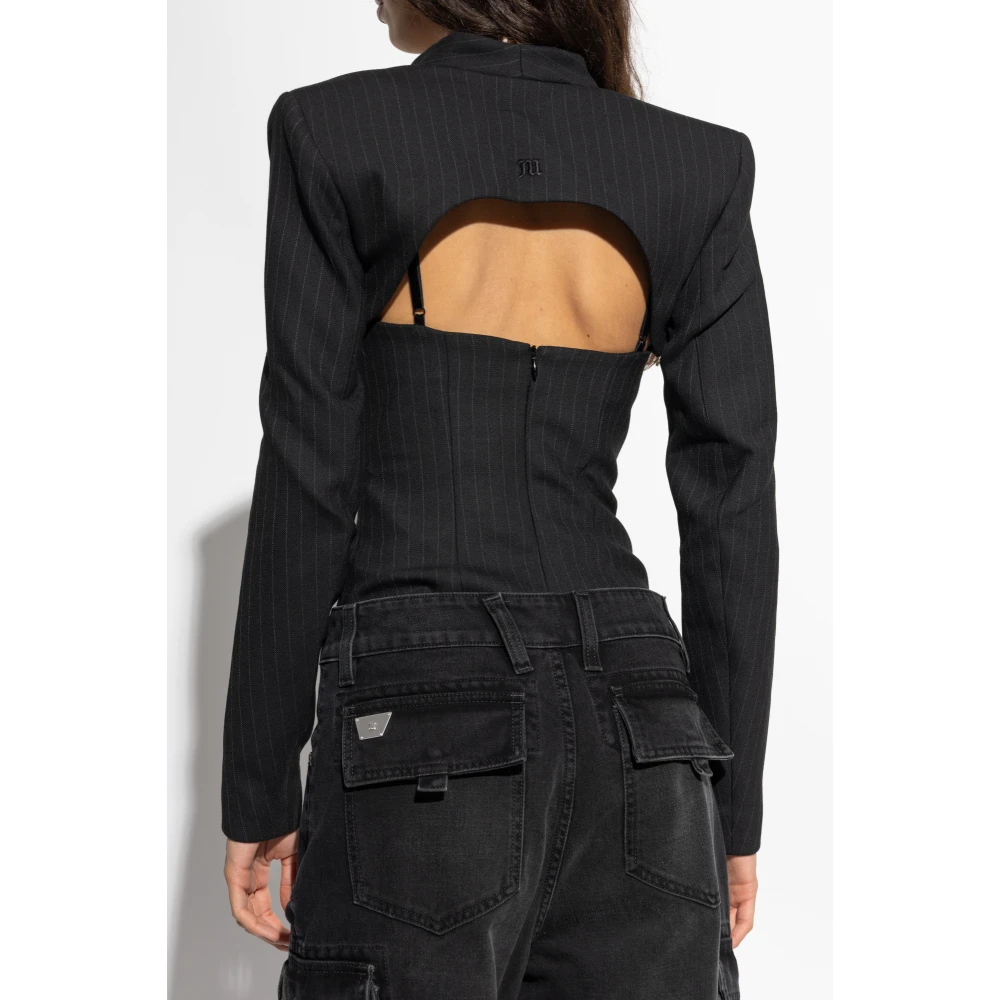 Misbhv Korte blazer Black Dames