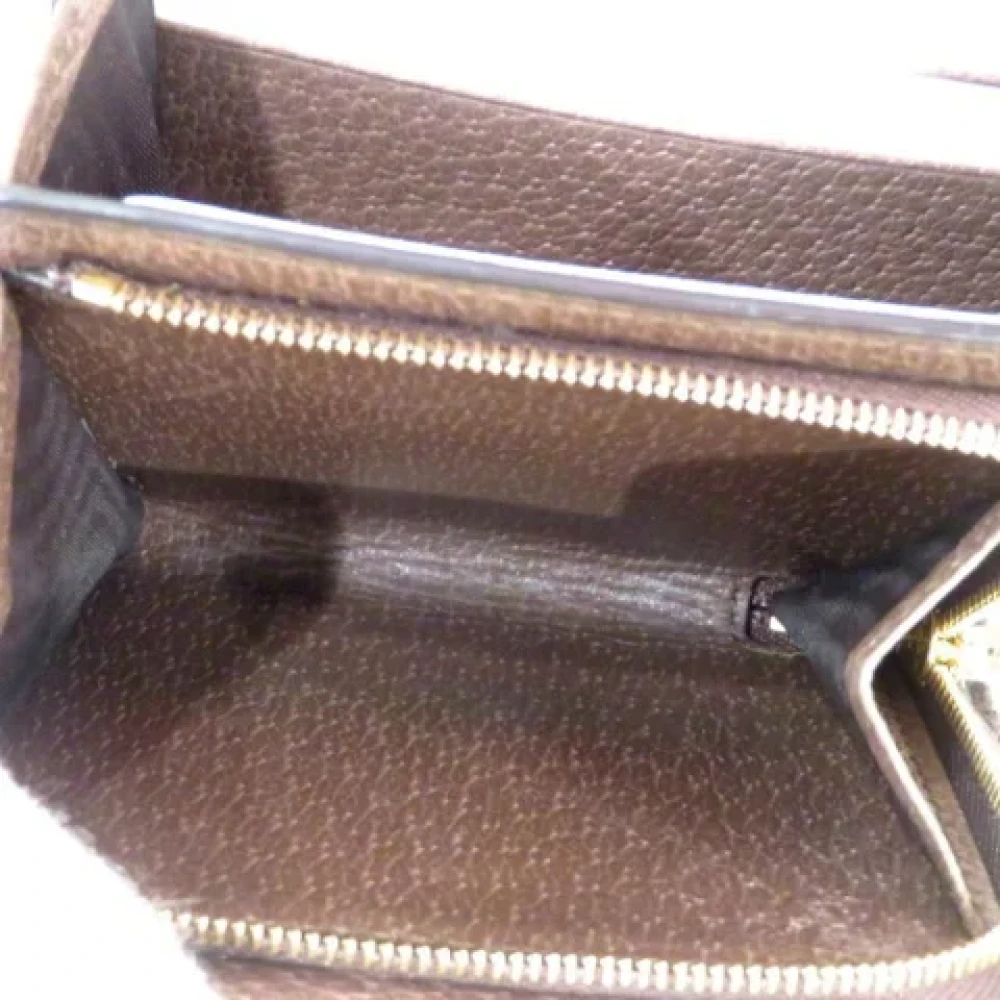 Gucci Vintage Pre-owned Canvas wallets Beige Dames