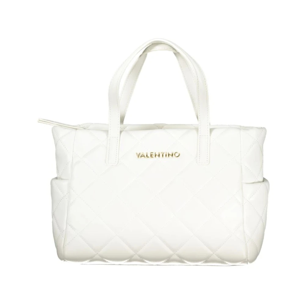 Valentino By Mario Valentino Women's White Handbags, One Size, Polyethylene Handbag | Stylish Model
