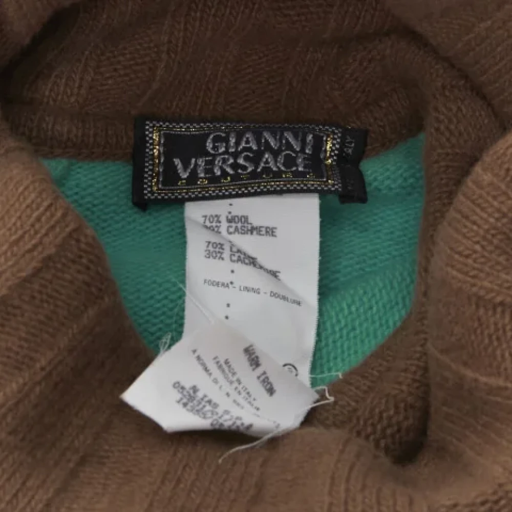 Versace Pre-owned Wool tops Green Dames