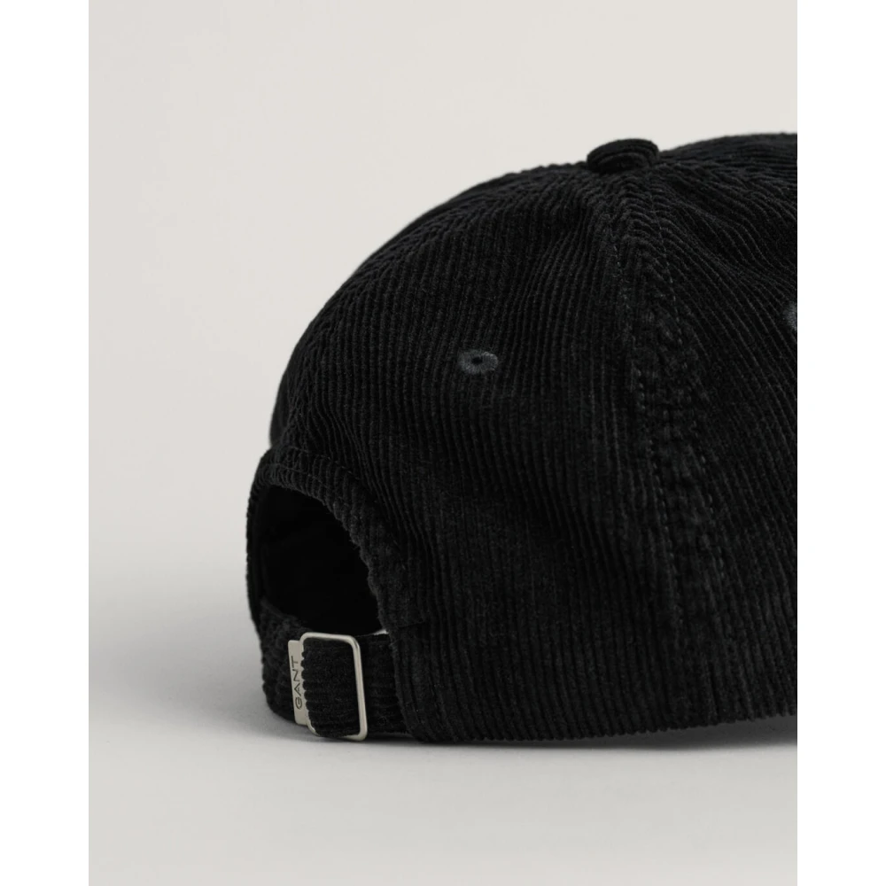 Gant Velvet Corduroy Shield Cap Black Heren