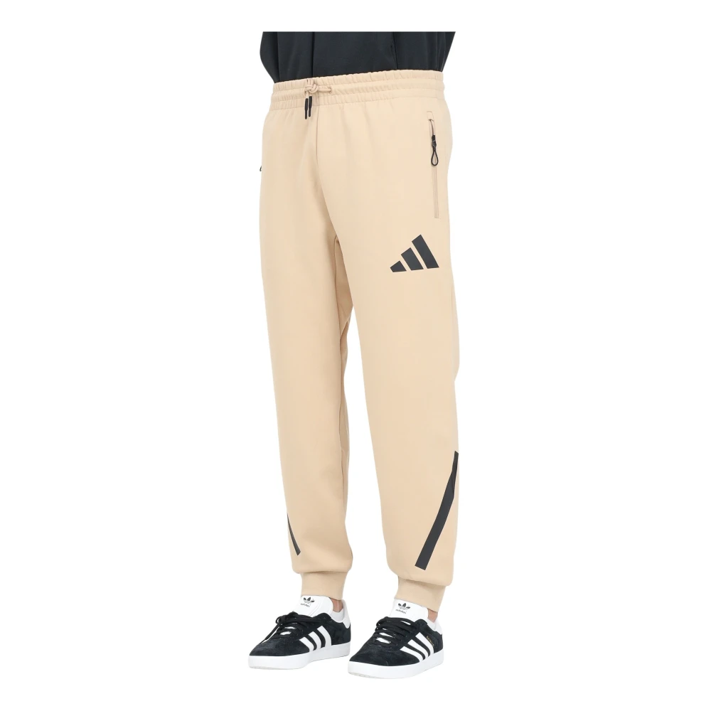 Adidas Teamwork-geïnspireerde Beige Sportbroek Beige Heren