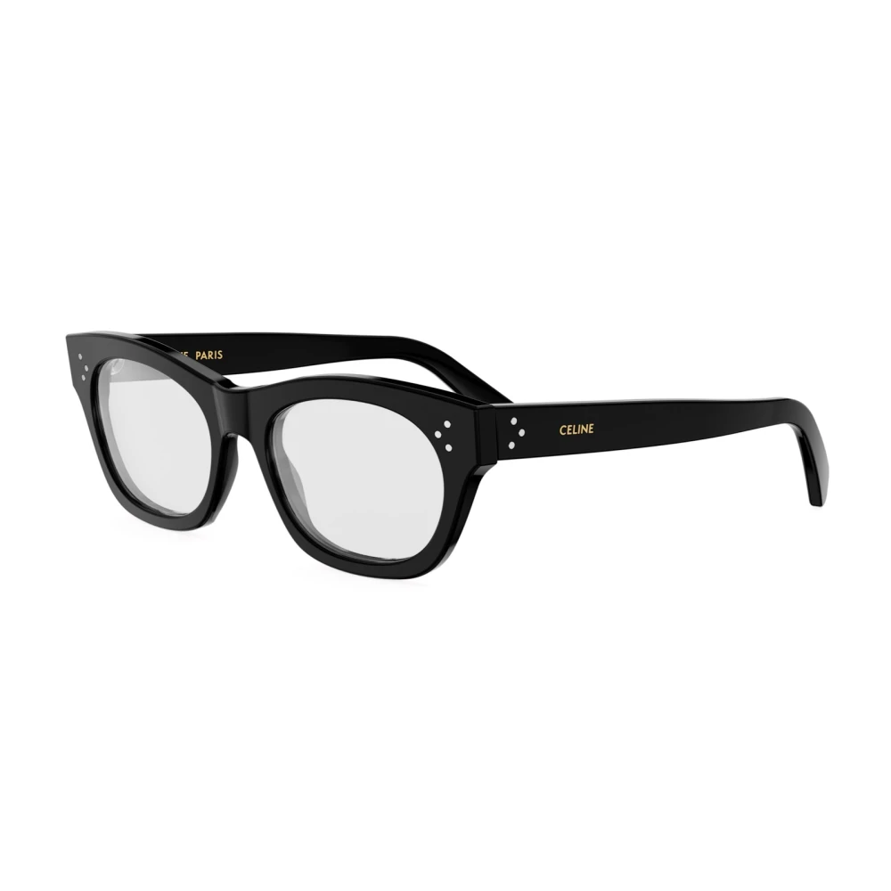 Celine Black Glasses, Female, 53 Mm, 3 Dots Eyeglasses