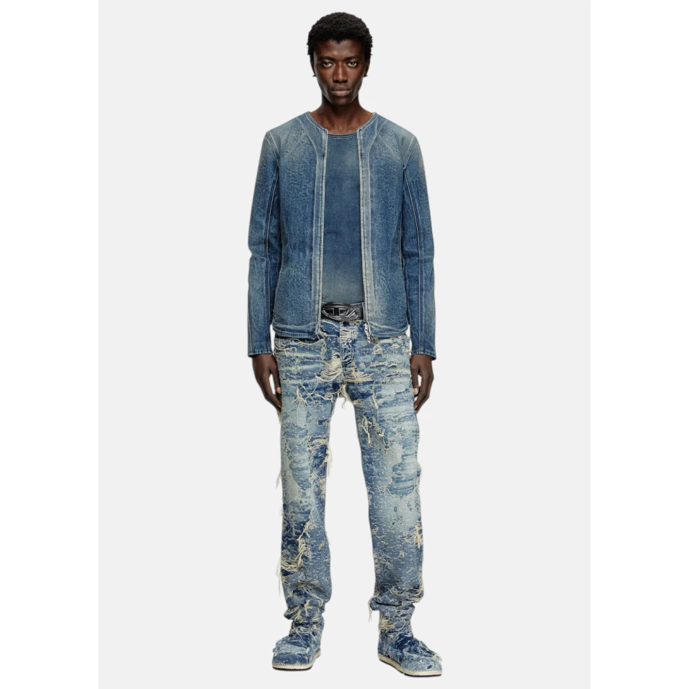 Diesel Regular-Fit Denim Jeans 2023 Blue Heren