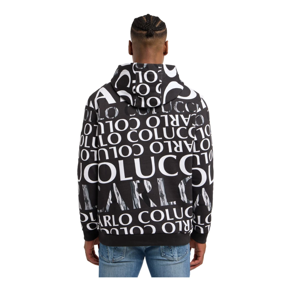 carlo colucci Urban Statement Hoodie Black Friday Black Heren