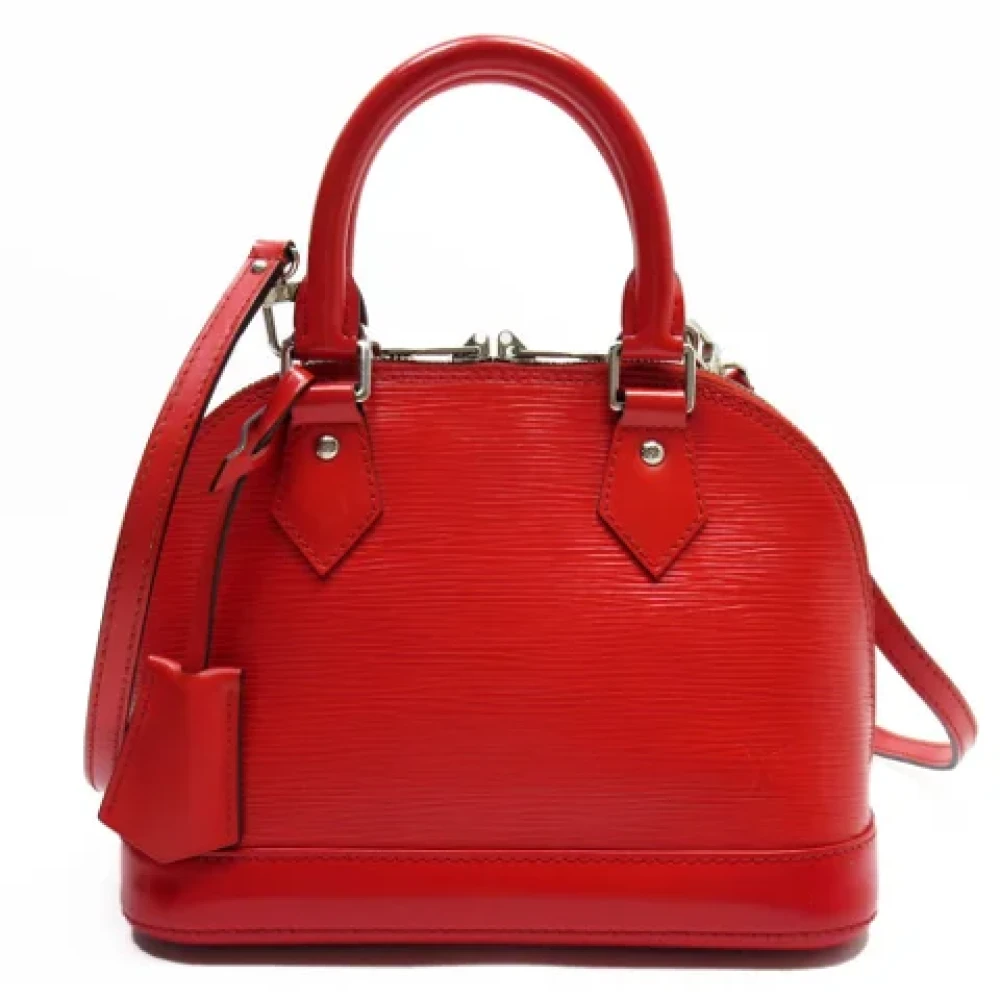 Louis Vuitton Vintage Pre-owned Leather handbags Orange Dames