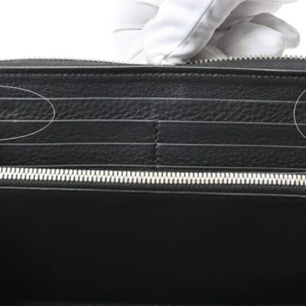 Balenciaga Vintage Pre-owned Leather wallets Black Dames
