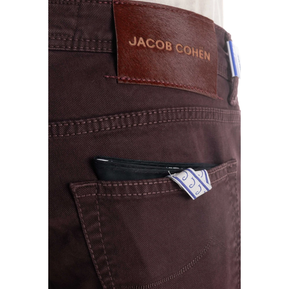Jacob Cohën Luxe Denim Jeans Nick Fit Brown Heren