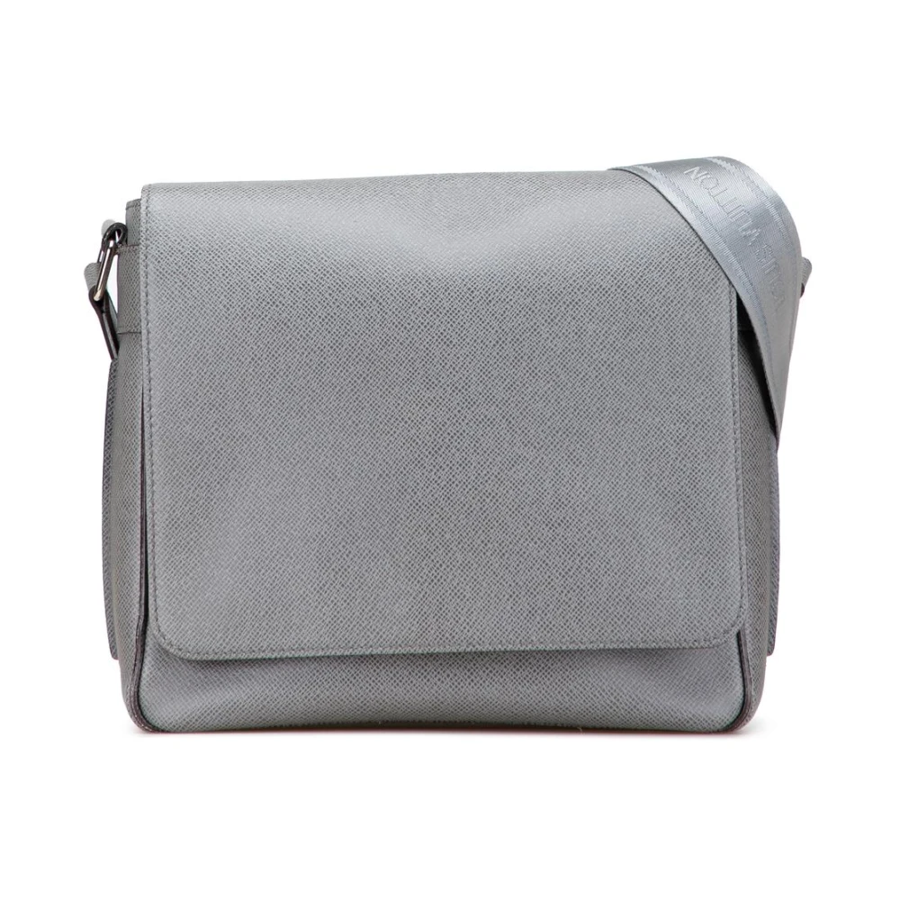 Louis Vuitton Vintage Women's Gray Pre-Owned Stylish Crossbody Bag