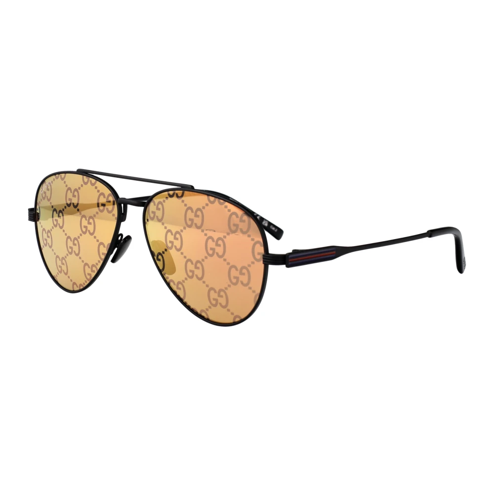 Gucci Men's Black Sunglasses, One Size, Stylish Sunglasses