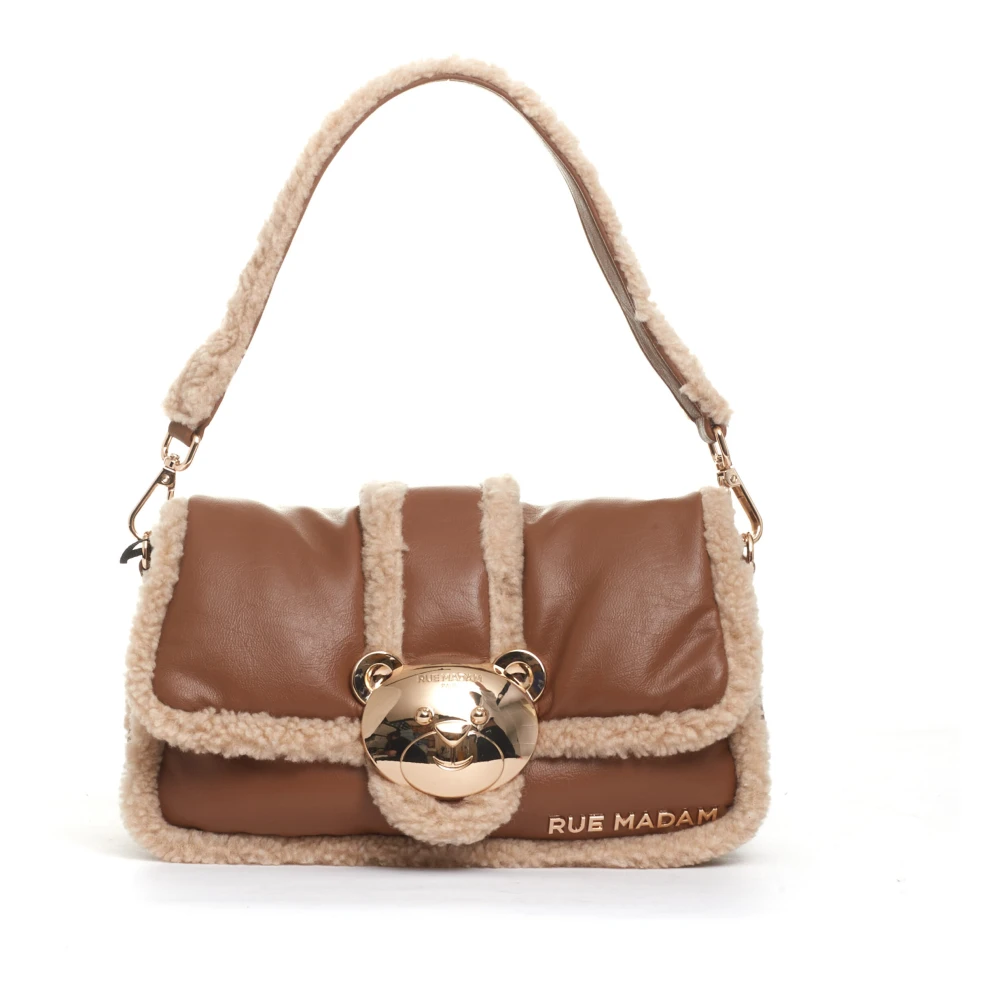 Rue Madam Beer Eco Leren Tas Brown Dames