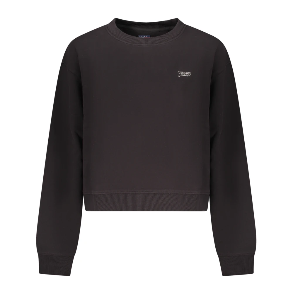 Tommy Hilfiger Long-Sleeved Sweatshirt - Female - Sweatshirts - Black - Xl - Sweatshirts & Hoodies