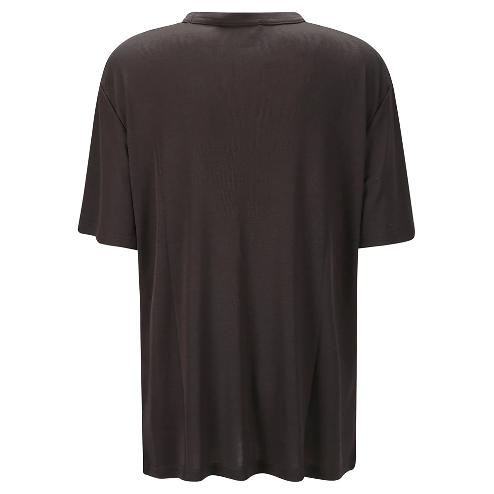 Studio Nicholson Lyocell Crew Neck T-Shirt Brown Dames