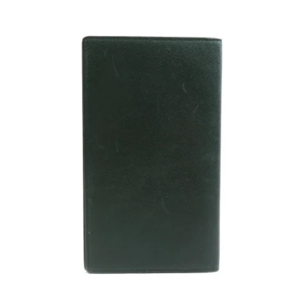 Louis Vuitton Vintage Pre-owned Leather wallets Green Heren