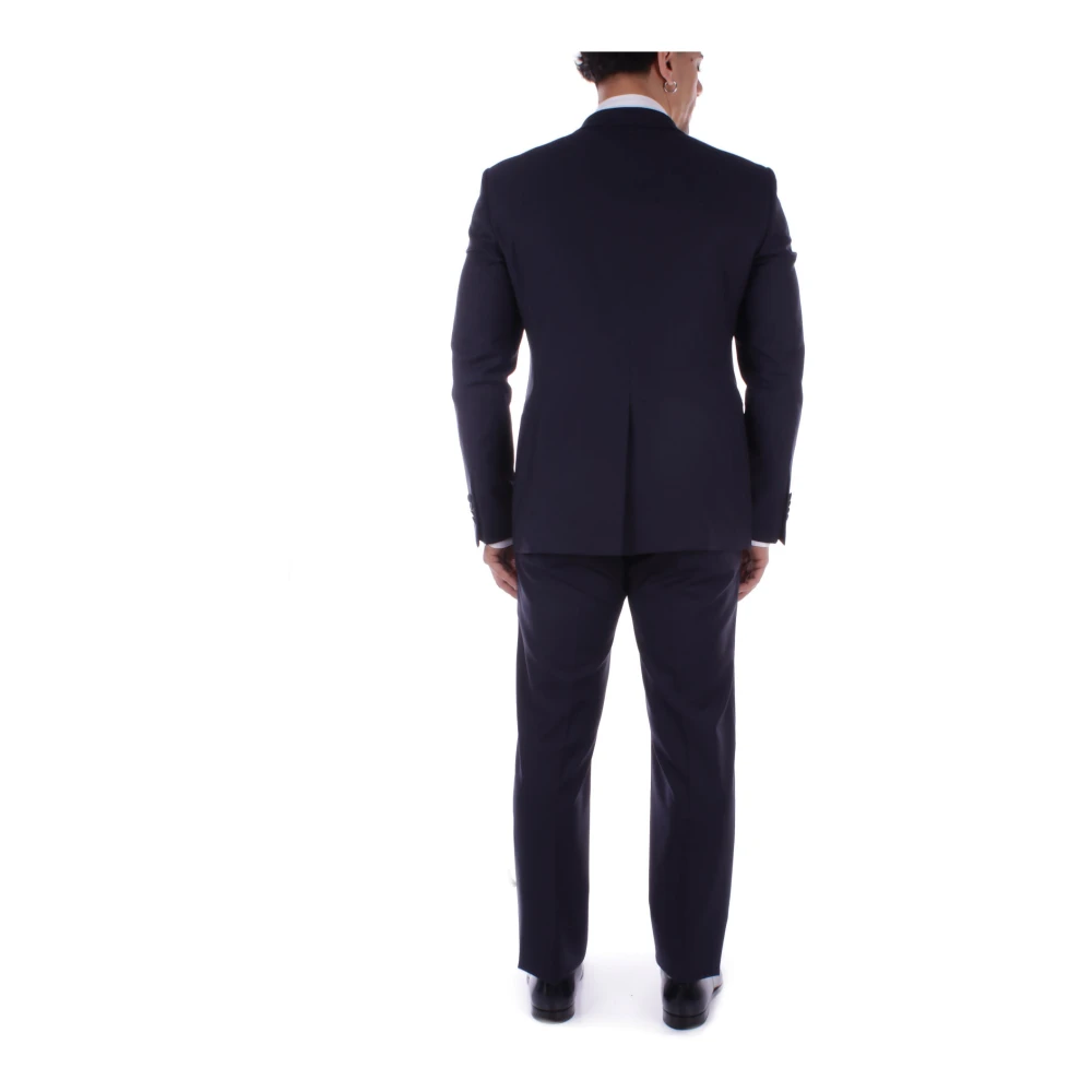 Tagliatore Single Breasted Suits Blue Heren