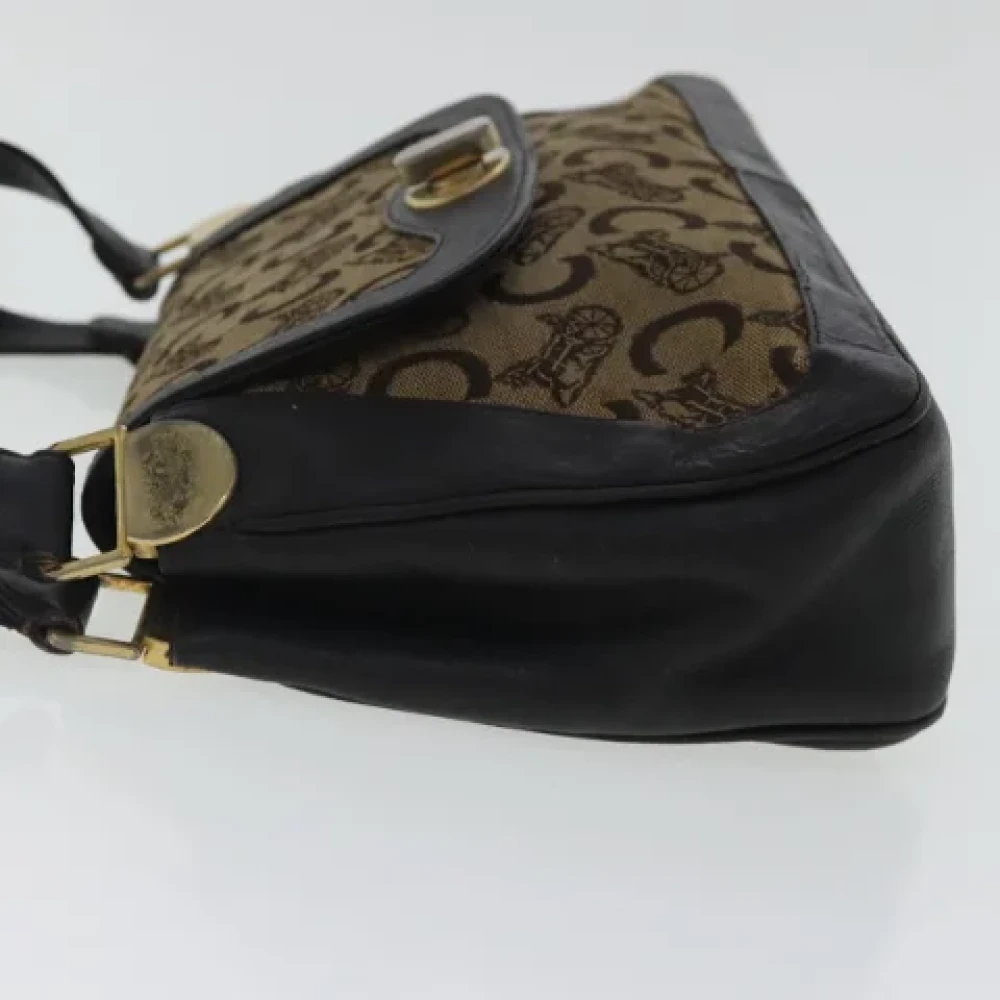 Celine Vintage Pre-owned Canvas celine-bags Beige Dames