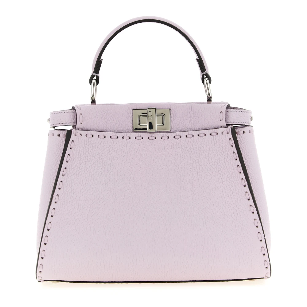 Fendi Women's Purple Peekaboo Mini Handbag - Handbags - One Size - Bags