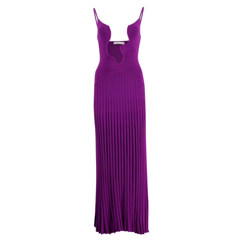 Christopher Esber Purple Salacia Wire Sunray Dress - Female - Gowns - M - Dresses
