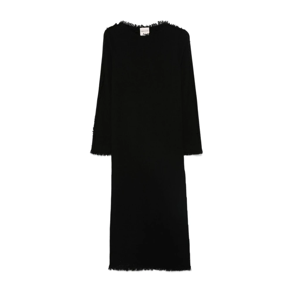 Semicouture Zwarte Elegante Jurk Black Dames