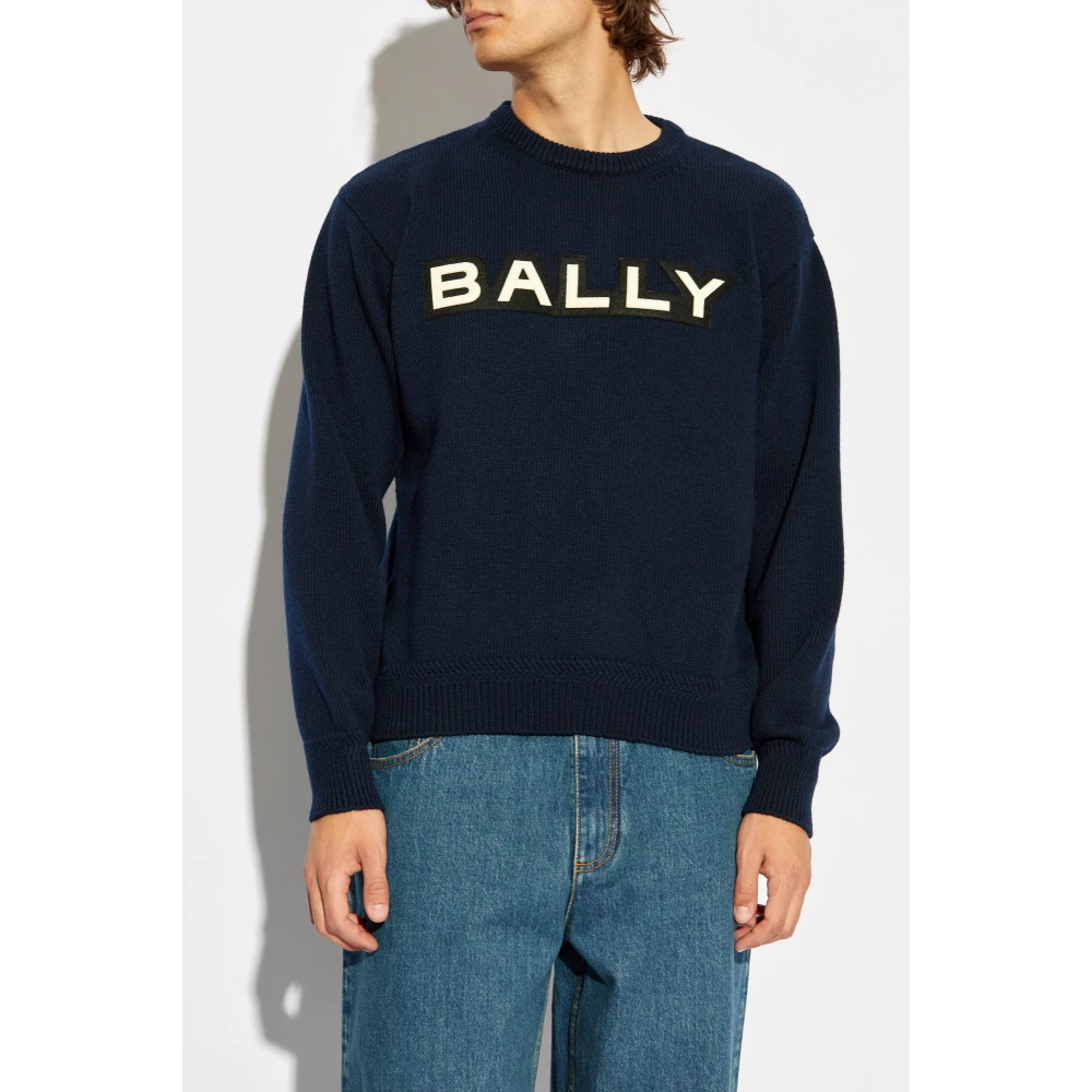 Bally Trui met logo Blue Heren