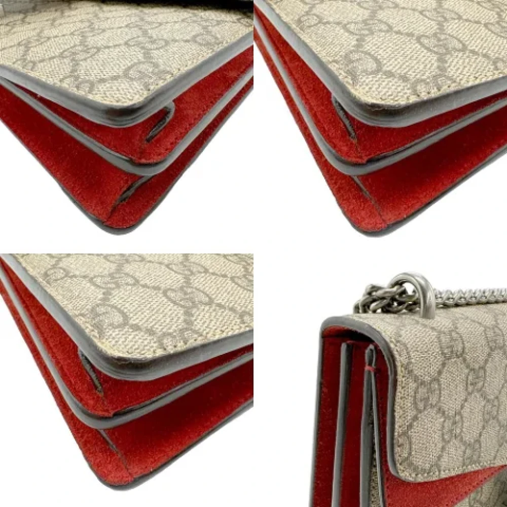 Gucci Vintage Pre-owned Fabric gucci-bags Brown Dames