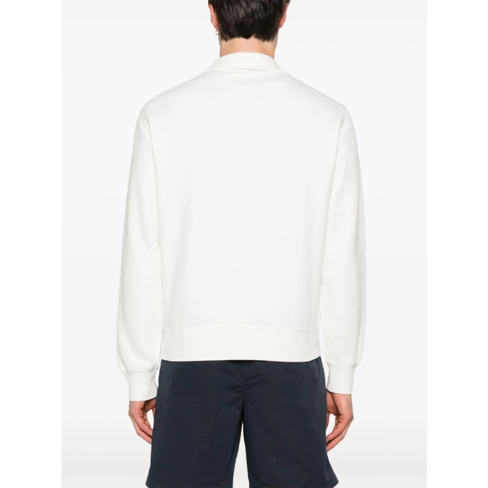Tom Ford Witte Sweatshirt Ss25 Casual Elegantie White Heren