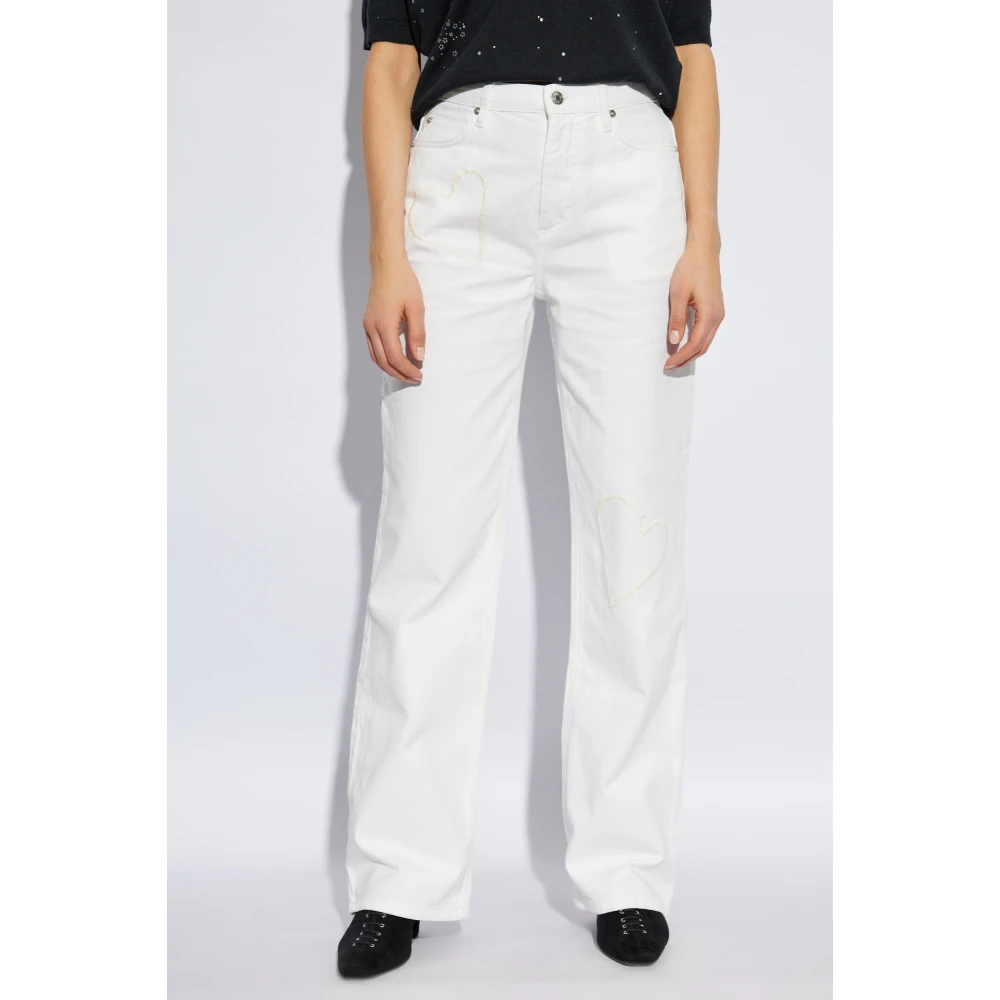 Zadig & Voltaire Denim flares Elio White Dames