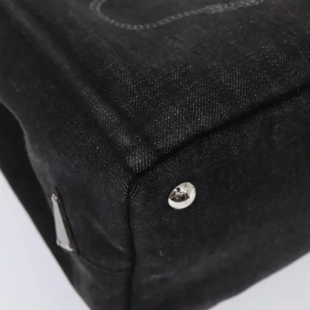 Prada Vintage Pre-owned Denim prada-bags Black Dames