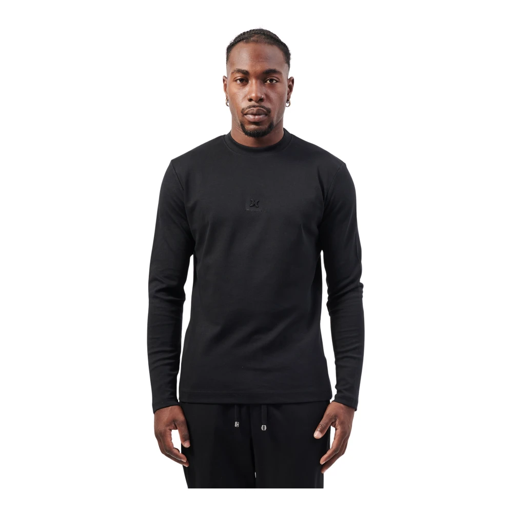 Richmond Zwarte T-shirts en Polos met Logo Black Heren