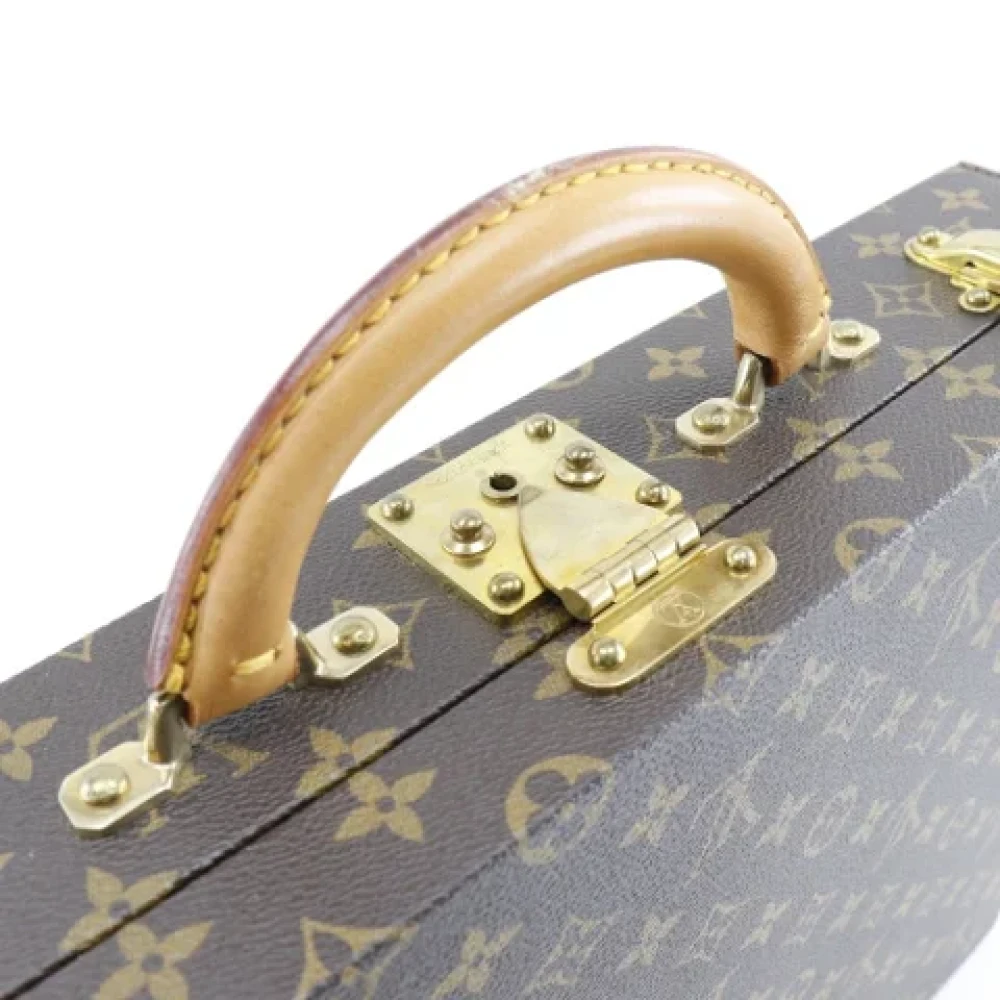 Louis Vuitton Vintage Pre-owned Canvas briefcases Brown Dames
