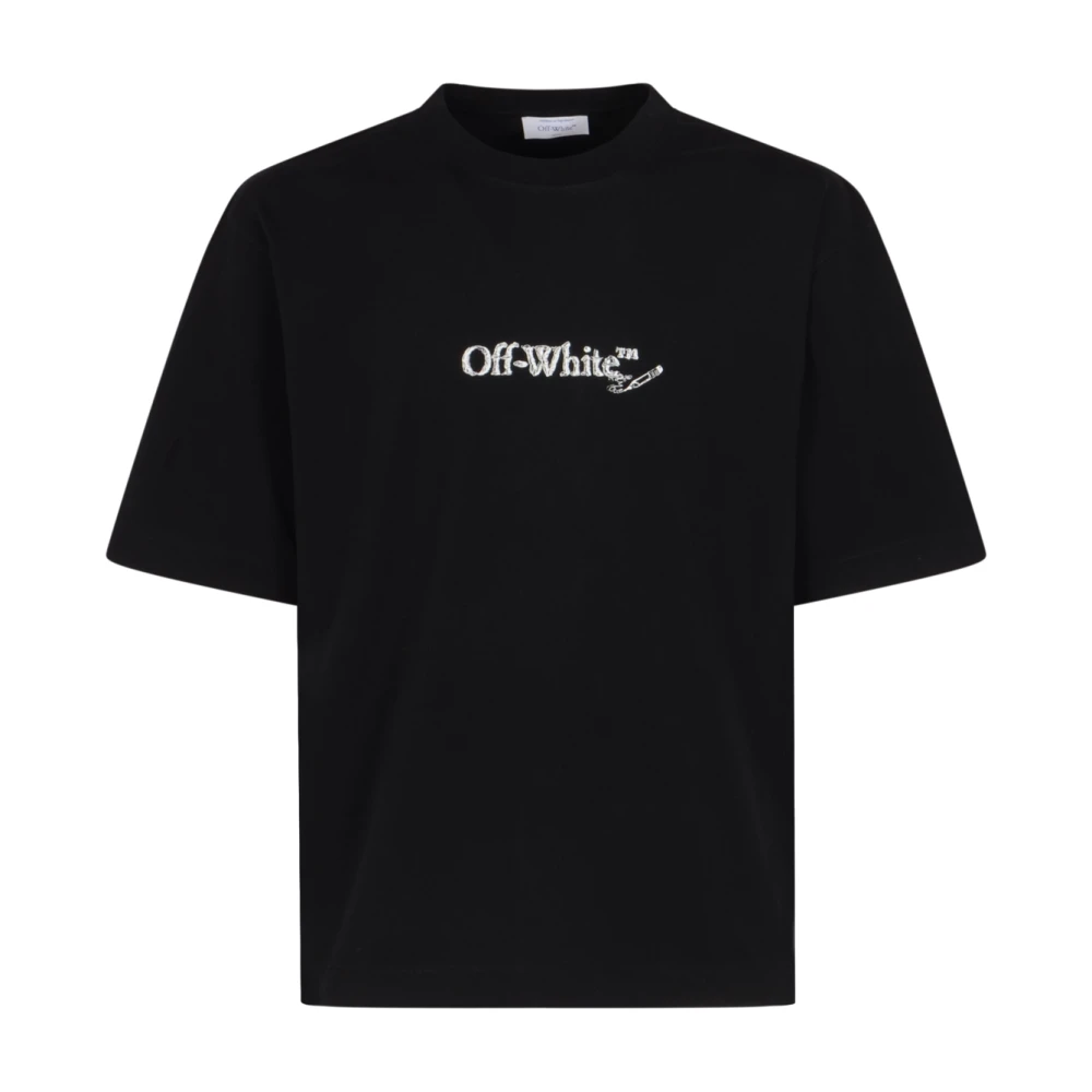 Off White Men's Black/White Scribble Arr Skate S/S Tee