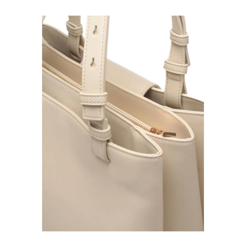 Love Moschino Stijlvolle Schoudertassen voor Dagelijks Gebruik White Dames