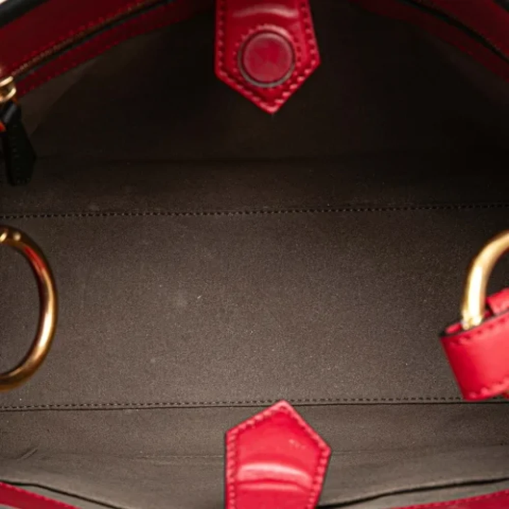 Fendi Vintage Pre-owned Leather fendi-bags Red Dames