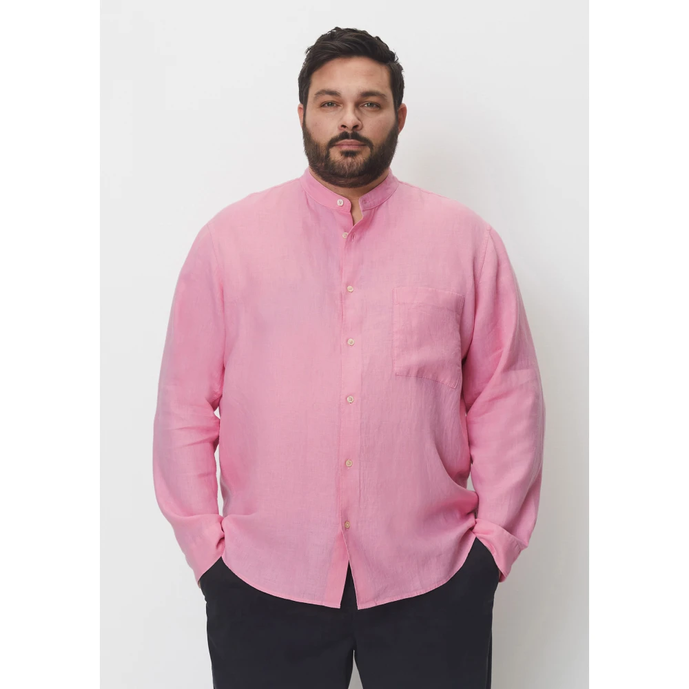 Marc O'Polo Gewone overhemd Pink Heren